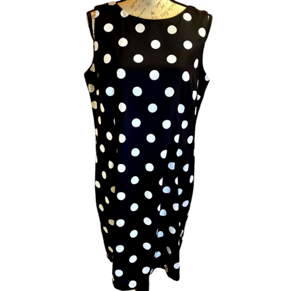 Alex Limited polka-dot medium length dress